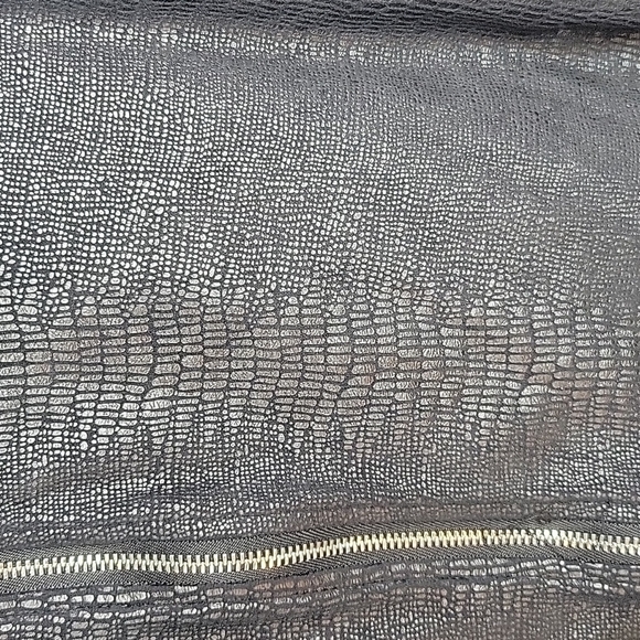 *KENSIE‎ Black Crocodile Print Mini Skirt Size Small - Picture 3 of 6